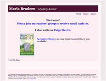 Tablet Screenshot of marlabradeen.com